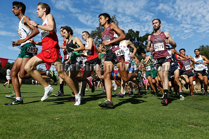 2015SIxcCollege-089.JPG - 2015 Stanford Cross Country Invitational, September 26, Stanford Golf Course, Stanford, California.